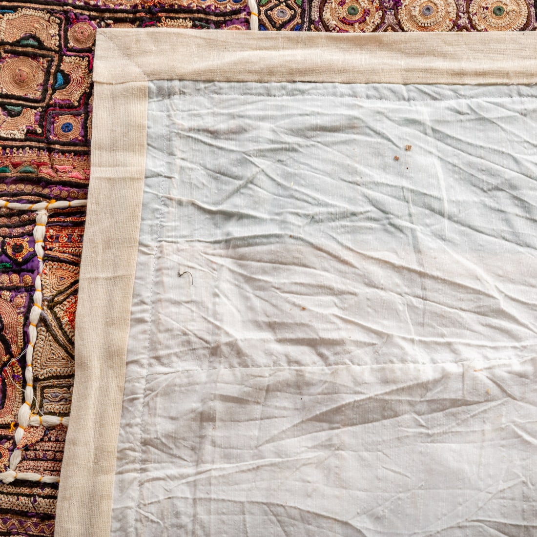 An Indian Embroidered Patchwork Tapestry - 3