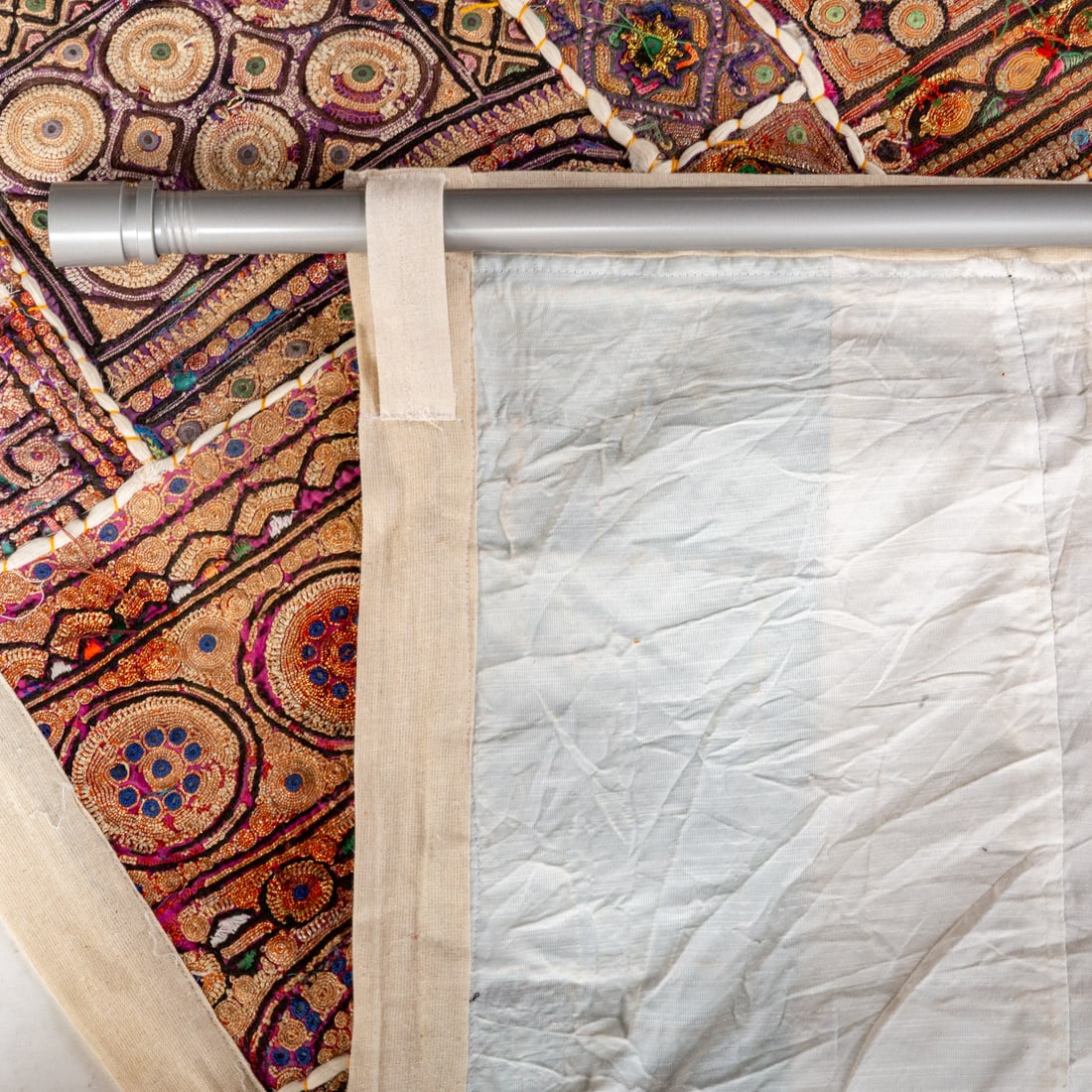An Indian Embroidered Patchwork Tapestry - 4