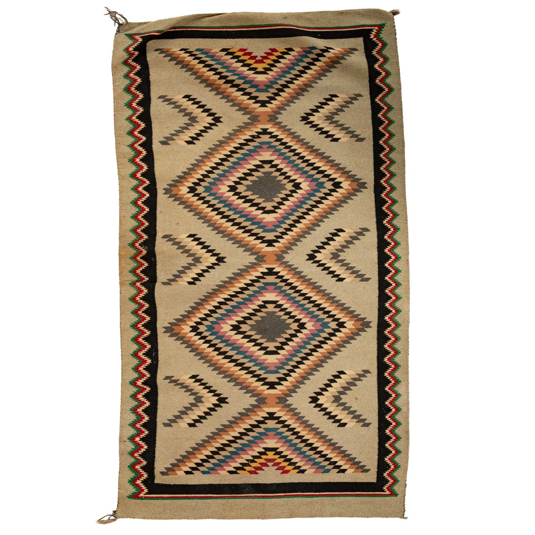 A Navajo Artisan's Rug, 4.7 x 2.8 (1 of 5)