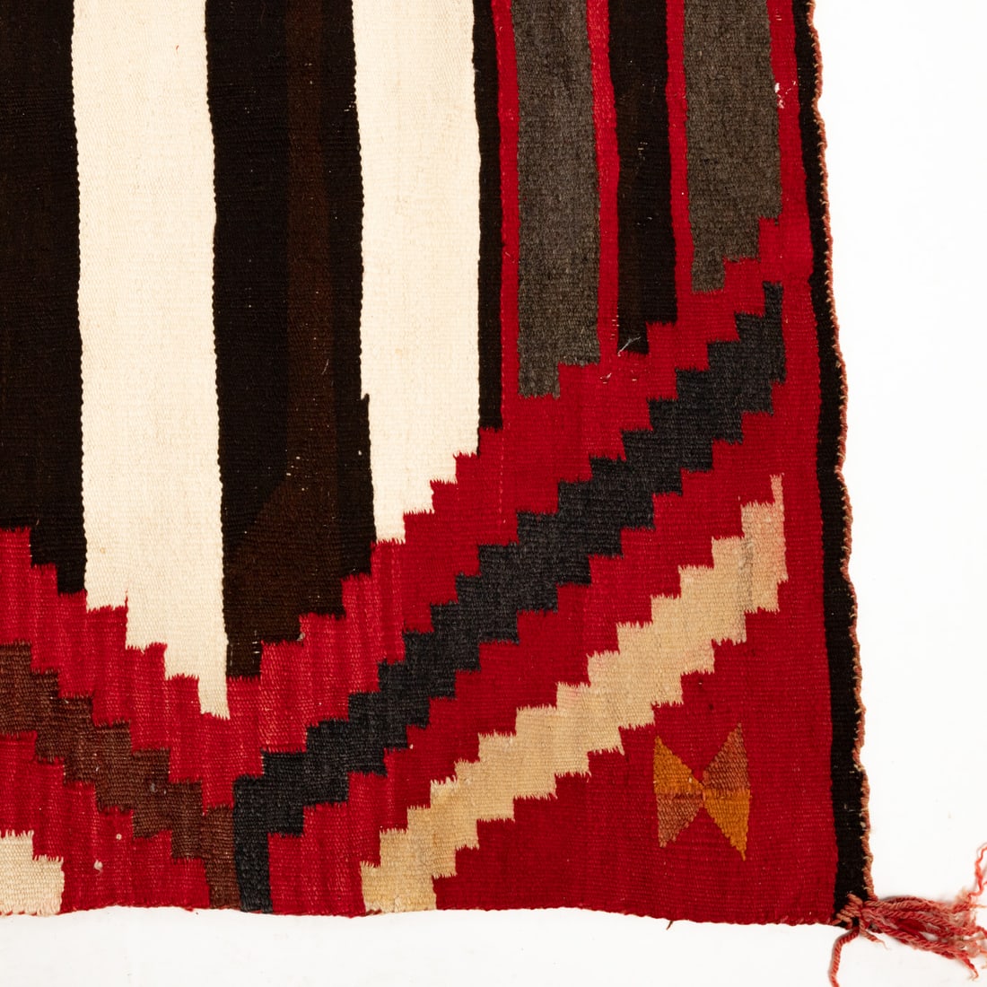 A Navajo Third Phase Pattern Rug, 7.4 x 5.1 - 4