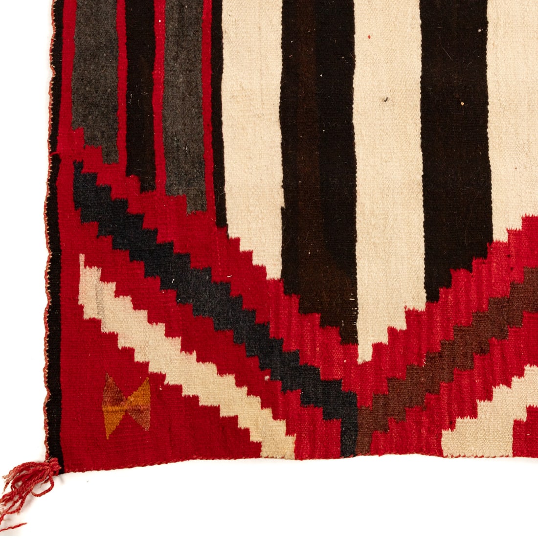 A Navajo Third Phase Pattern Rug, 7.4 x 5.1 - 6