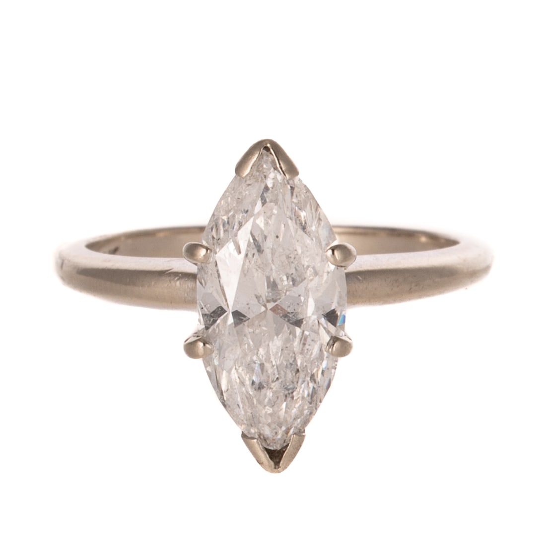 A 1.70 ct Marquise Diamond Solitaire Ring in 14K (1 of 5)