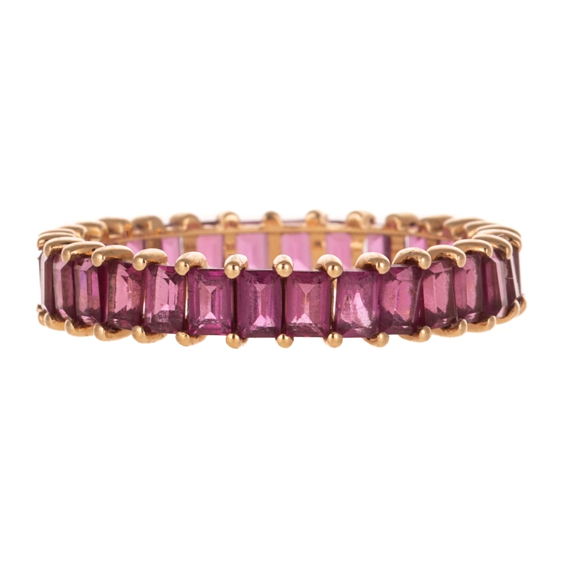 A 6.00 ctw Pink Sapphire Eternity Band in 14K (1 of 4)