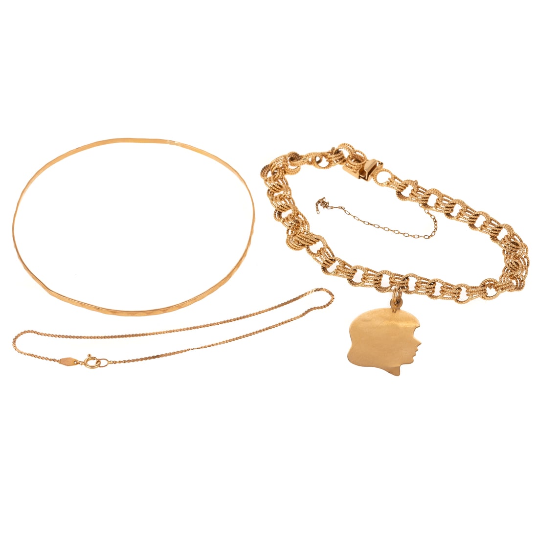 A Trio of Bracelets in 18K & 14K (1 of 5)