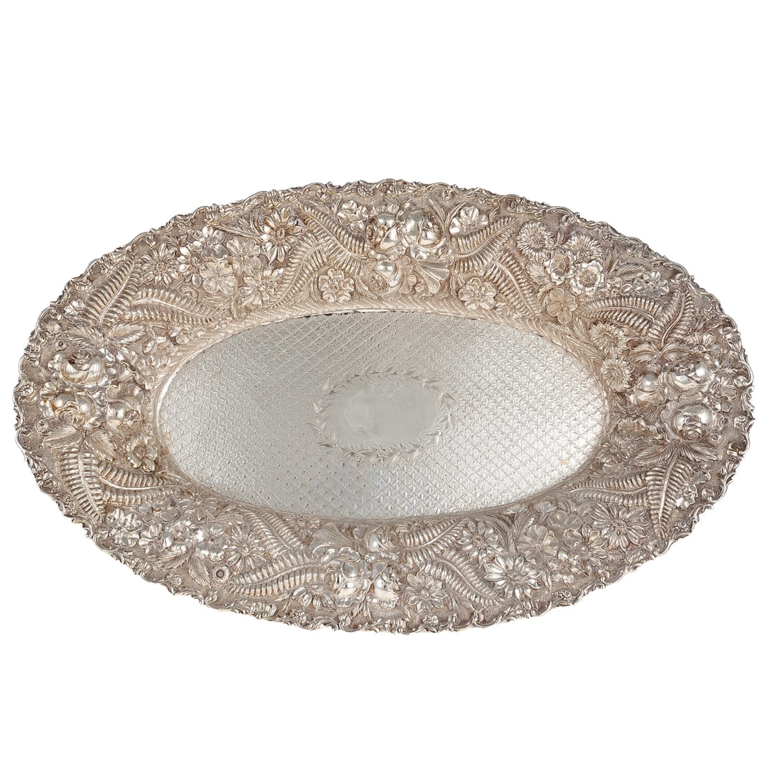 Baltimore Sterling Repousse Bread Tray (1 of 5)