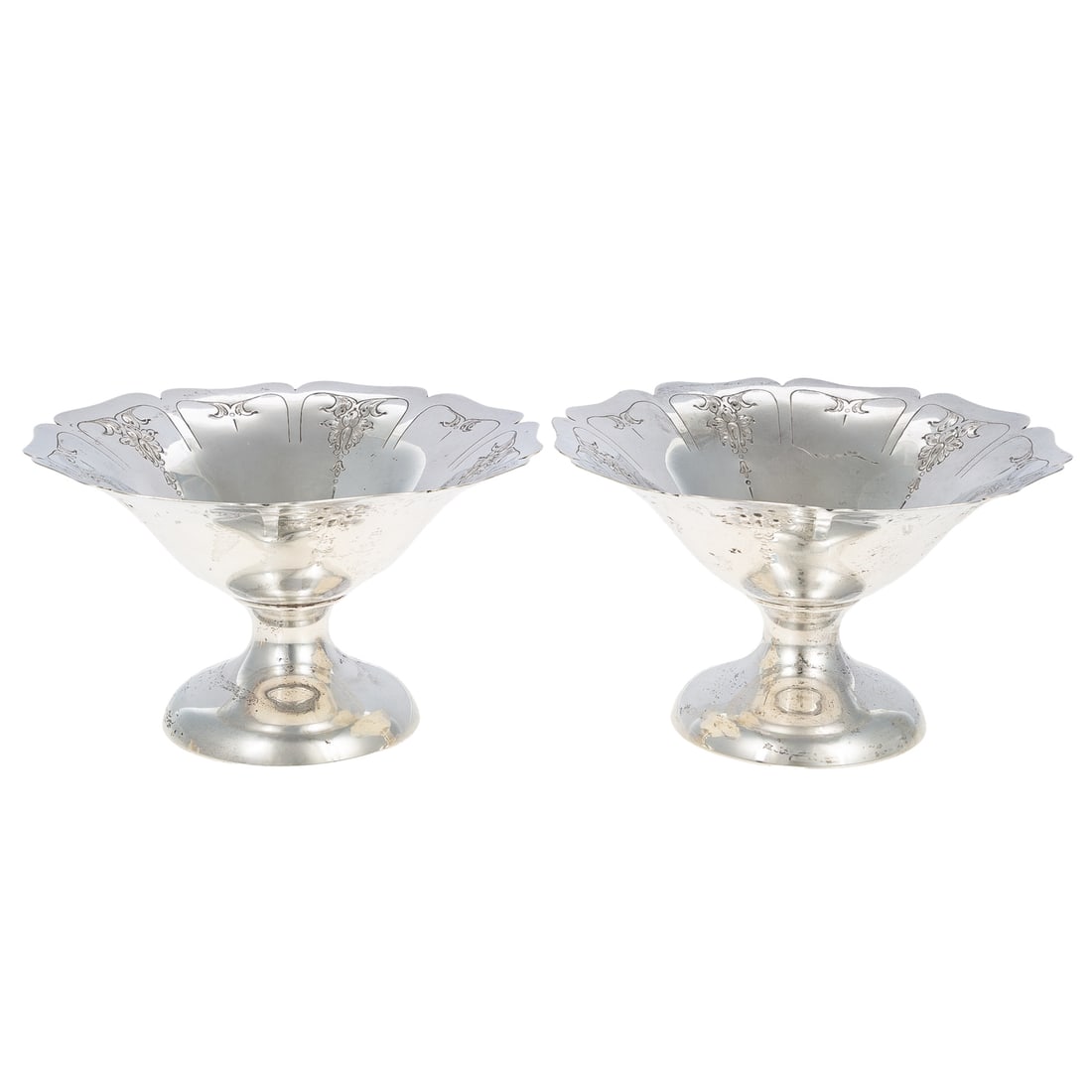 A Pair of Acme Sterling Compotes (1 of 4)