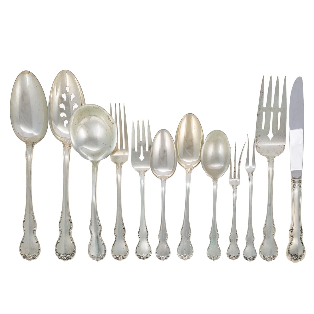 Towle Sterling "French Provincial" Flatware Service (1 of 8)