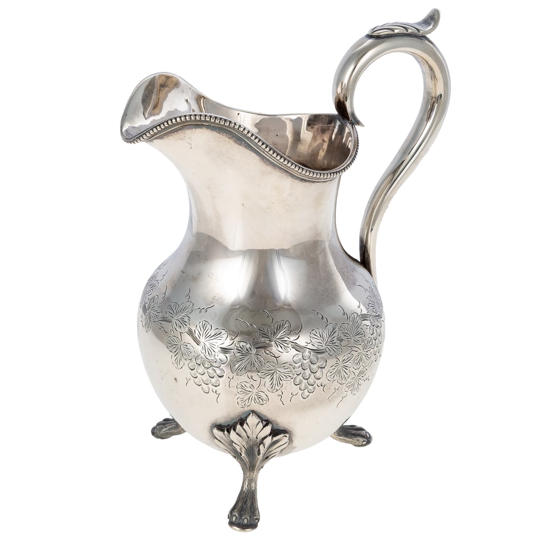 Boston Coin Silver Creamer Bigelow Bros. & Kennard (1 of 4)
