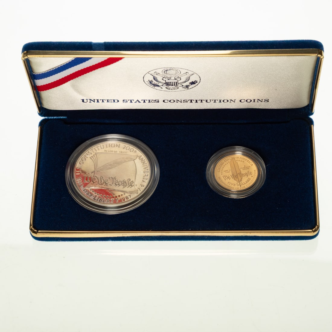 1987 U.S. Constitution Two-Coin Proof Set (1 of 5)