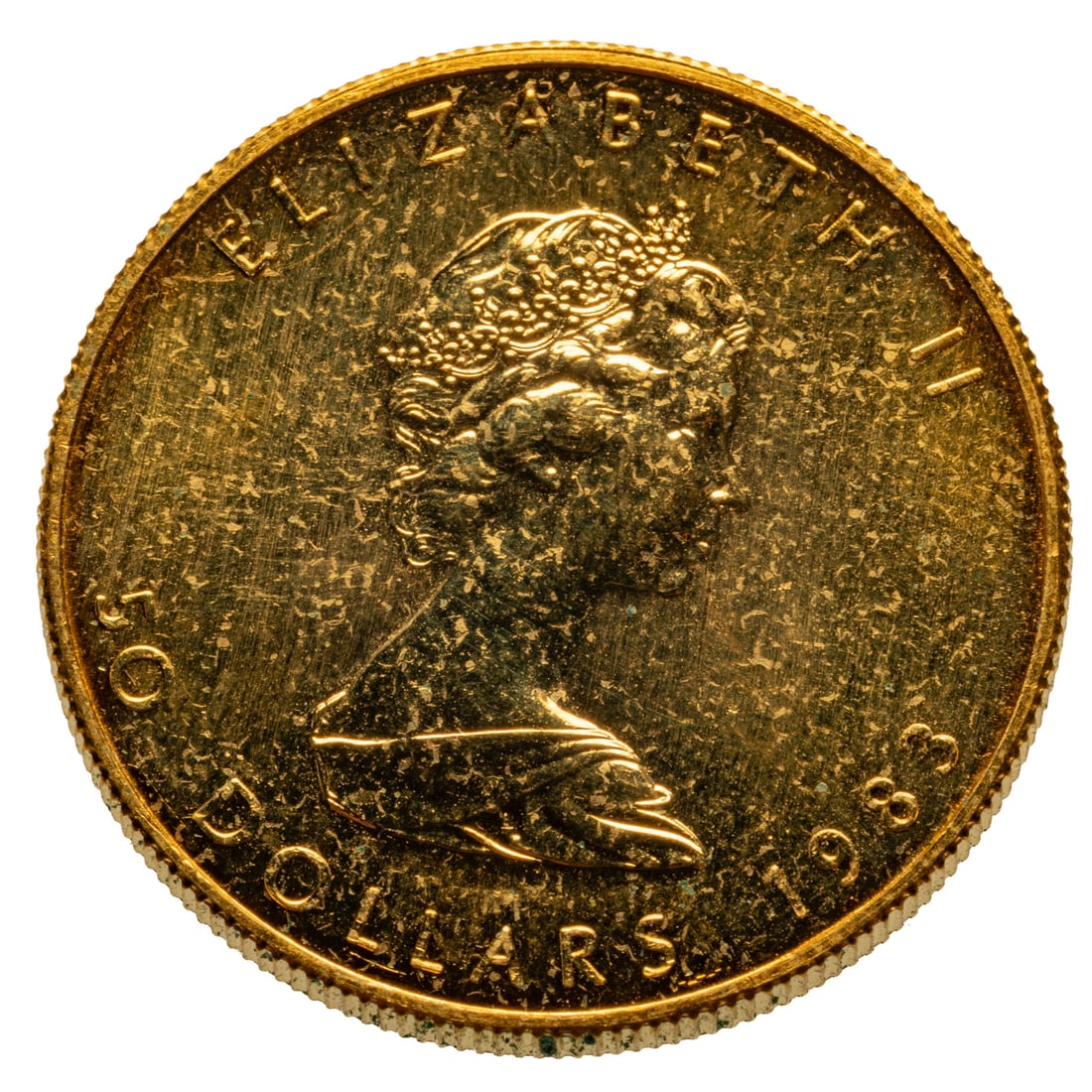 1983 1 Ounce Gold Canadian Maple Leaf: Maple Leafs were one of the first .9999 fine gold bullion coins. Passed Sigma test