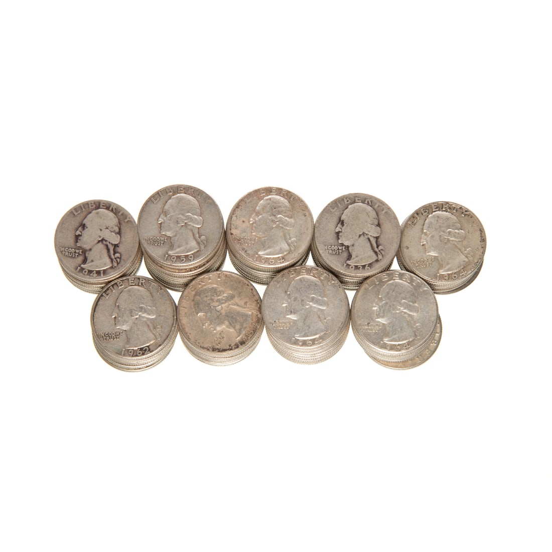 75 Silver Washington Quarters - $18.75 Face: Approx. 13.4 troy ounces of silver