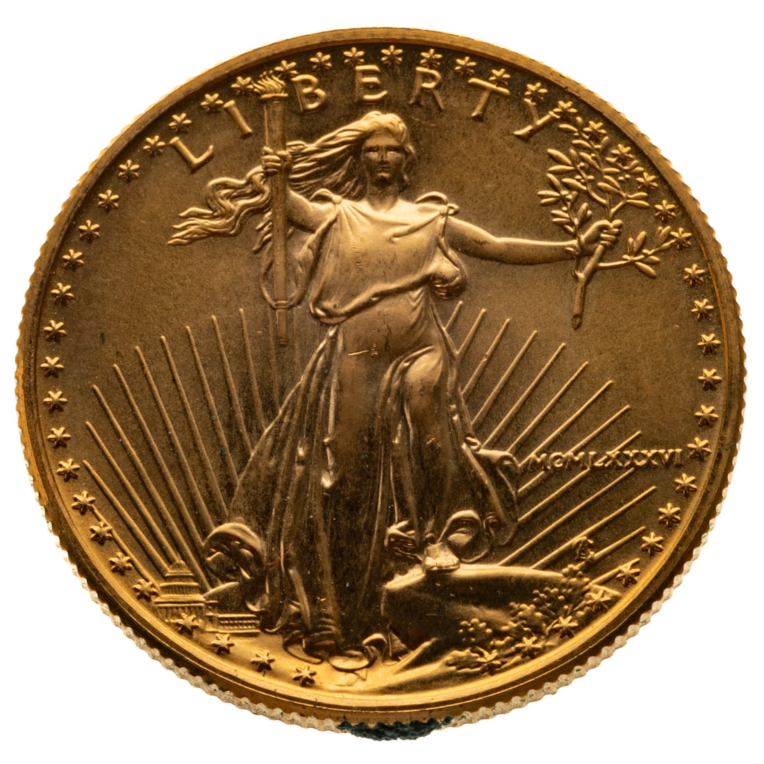 1986 $25 Half Ounce Gold American Eagle: $25 version, first year of Gold American Eagle production. Passed Sigma Test