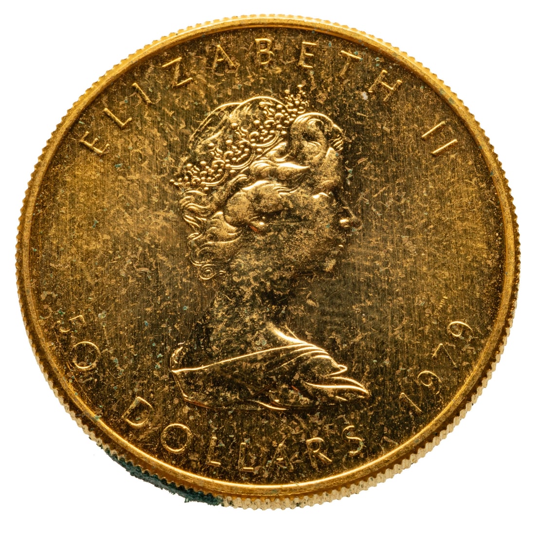 1979 1 oz Gold Maple Leaf: .999 product of the Royal Canadian Mint as the first several years were minted at .999 fine and several years later increased to .9999. Passed Sigma Test