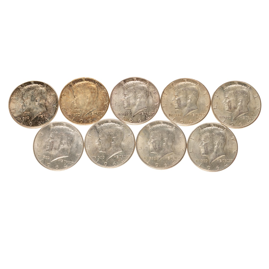 49 Silver Halves - $24.50 Face - 2