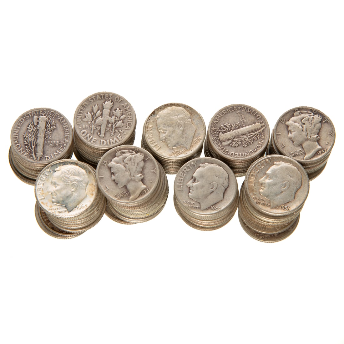 200 Silver Dimes, $20 Face - 3