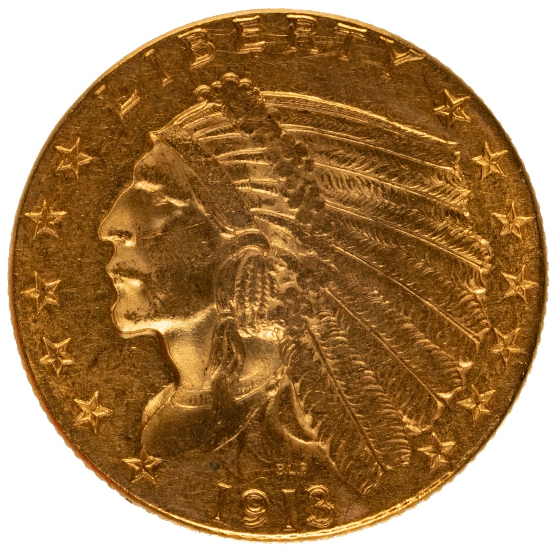 1913 Indian $2.50 Gold (1 of 3)