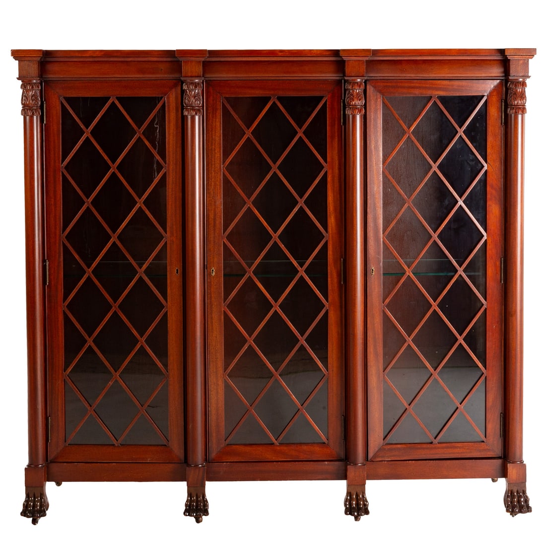 American Classical Style Mahogany Bookcase (1 of 5)