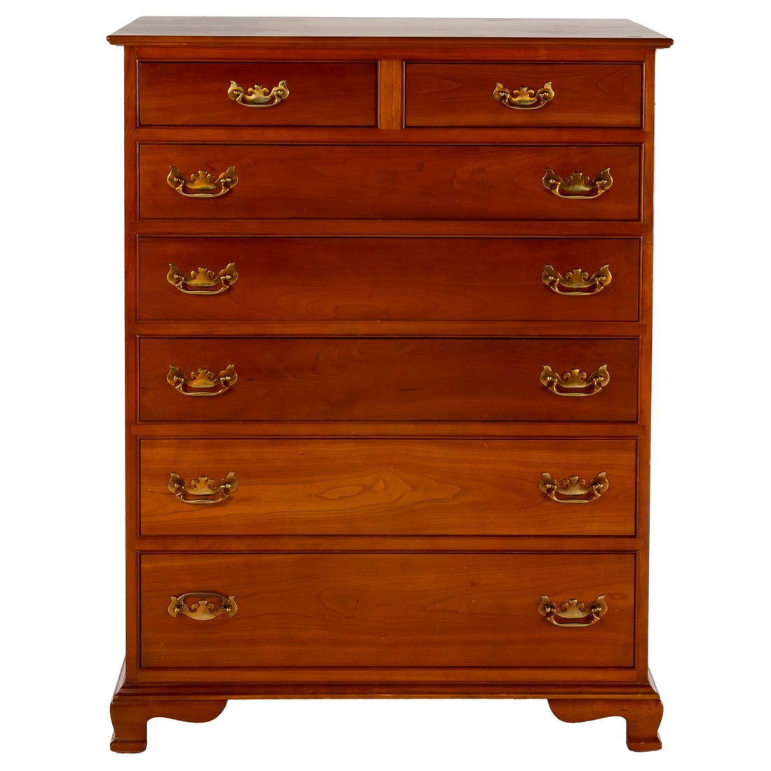 Stickley Solid Cherry Semi Tall Chest of Drawers (1 of 6)