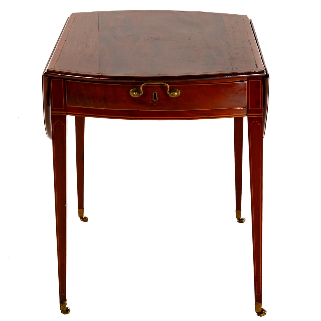 George III Mahogany Inlaid Pembroke Table (1 of 4)