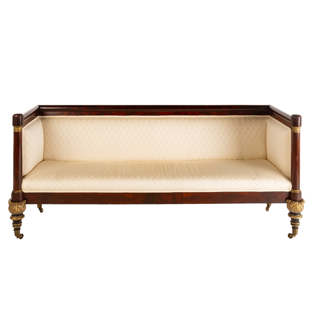 American Empire Mahogany Classical Sofa (1 of 5)