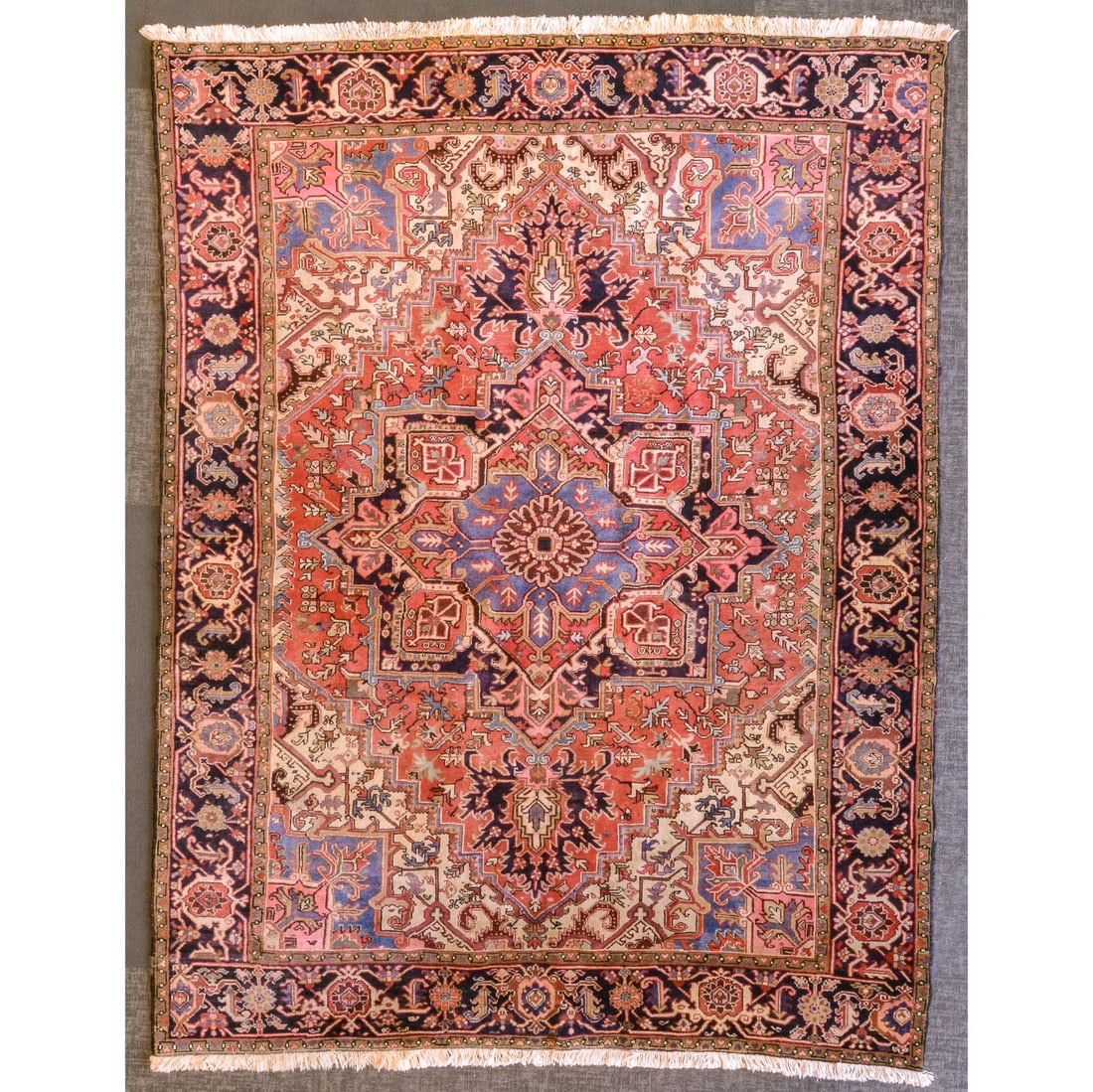 Semi-Antique Heriz Rug, Persia, 8.4 x 10.11 (1 of 4)