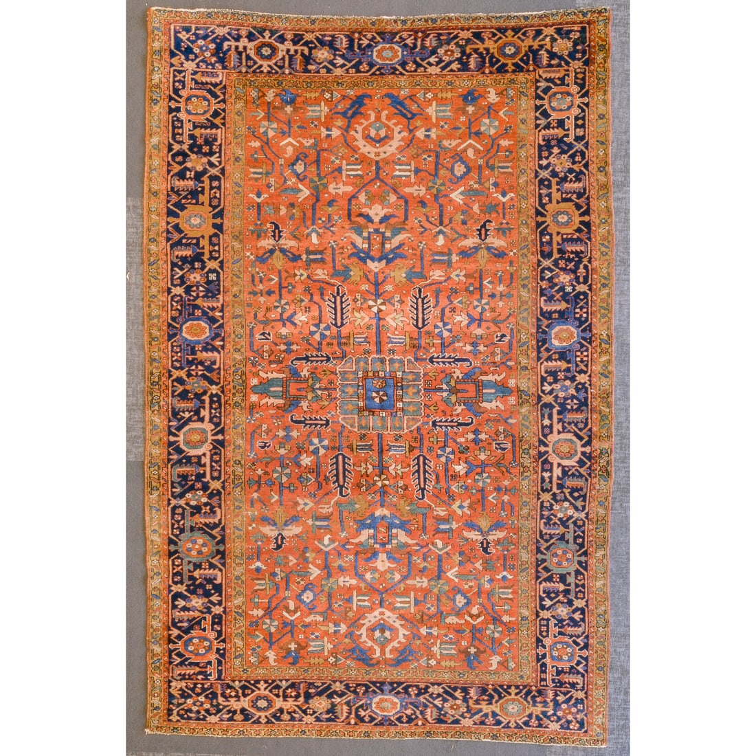 Antique Heriz Rug, Persia, 7.11 x 12.3 (1 of 5)