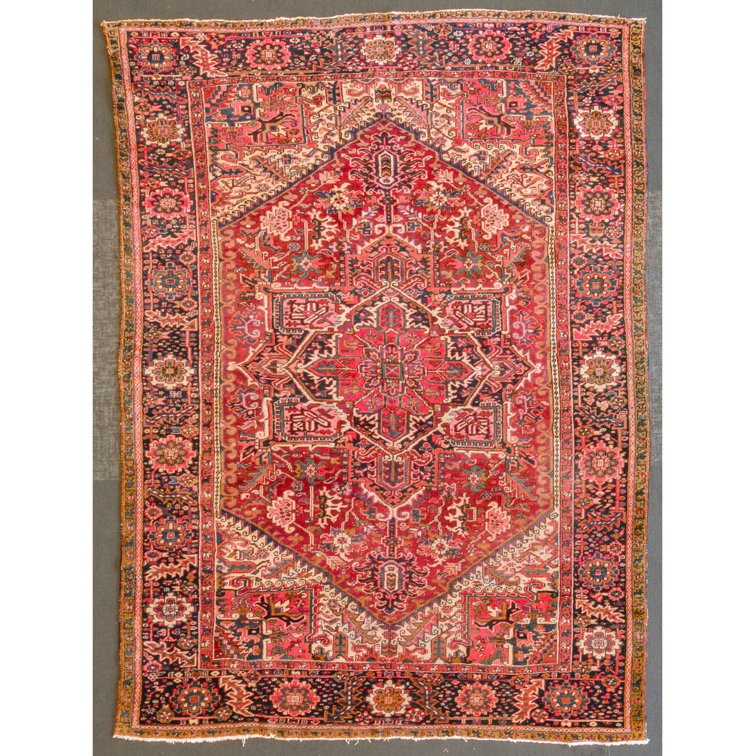 Semi-Antique Heriz Rug, Persia, 8.6 x 11.6 (1 of 6)