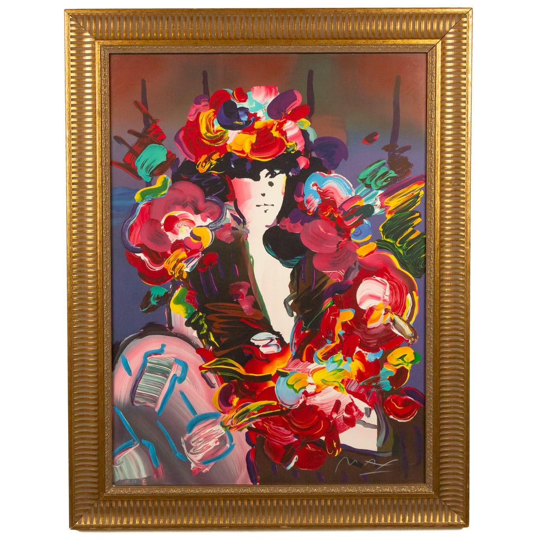 Peter Max. "Brown Lady," lithograph (1 of 5)