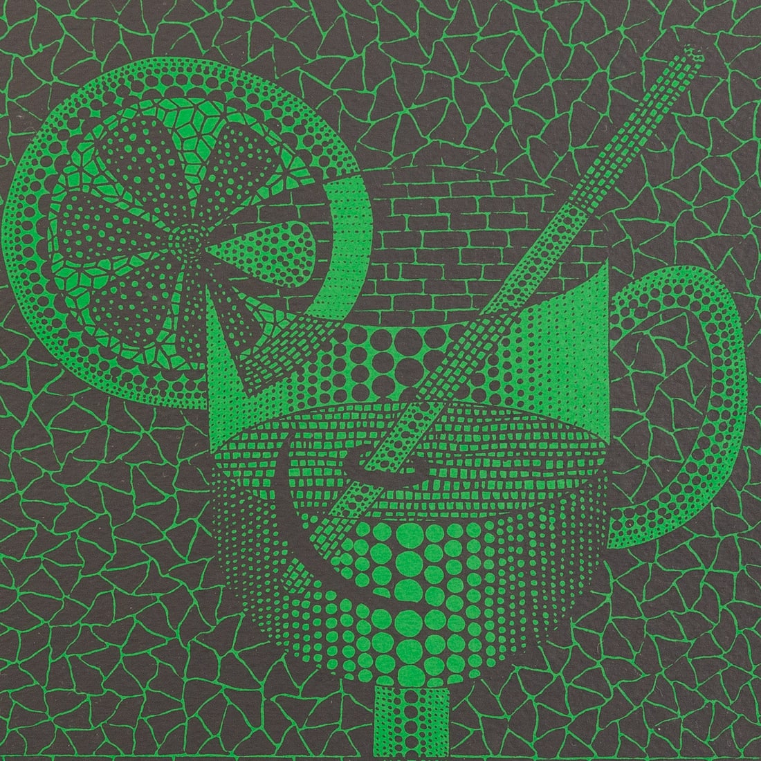 Yayoi Kusama. "Lemon Squash II," screenprint - 2