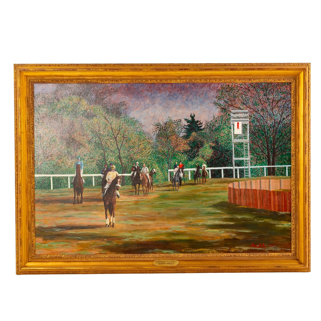 Lloyd Kelly. "Middleburg Spring Races at Glenwood," oil (1 of 5)