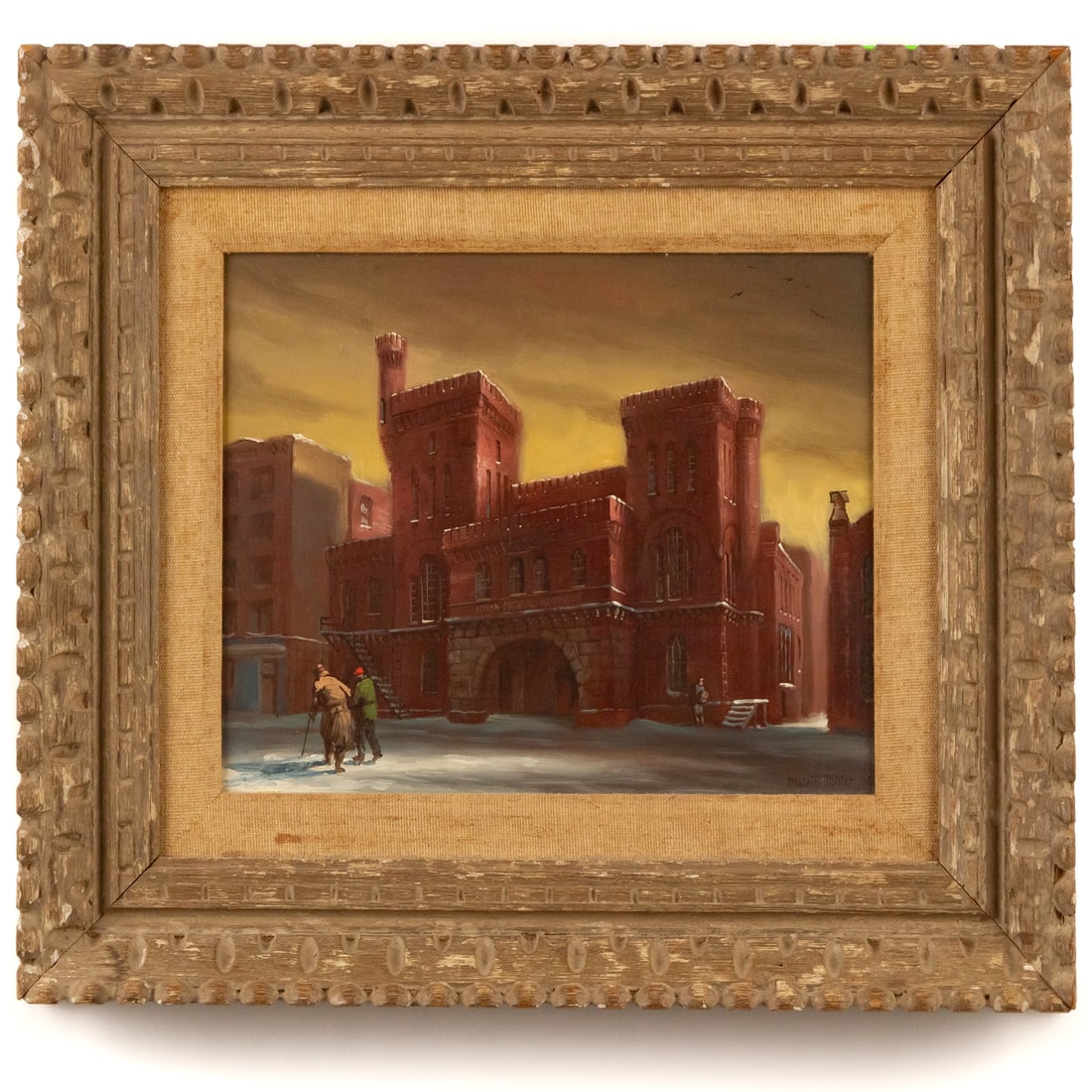 Melvin Miller. "104th Medical Regiment," oil (1 of 4)