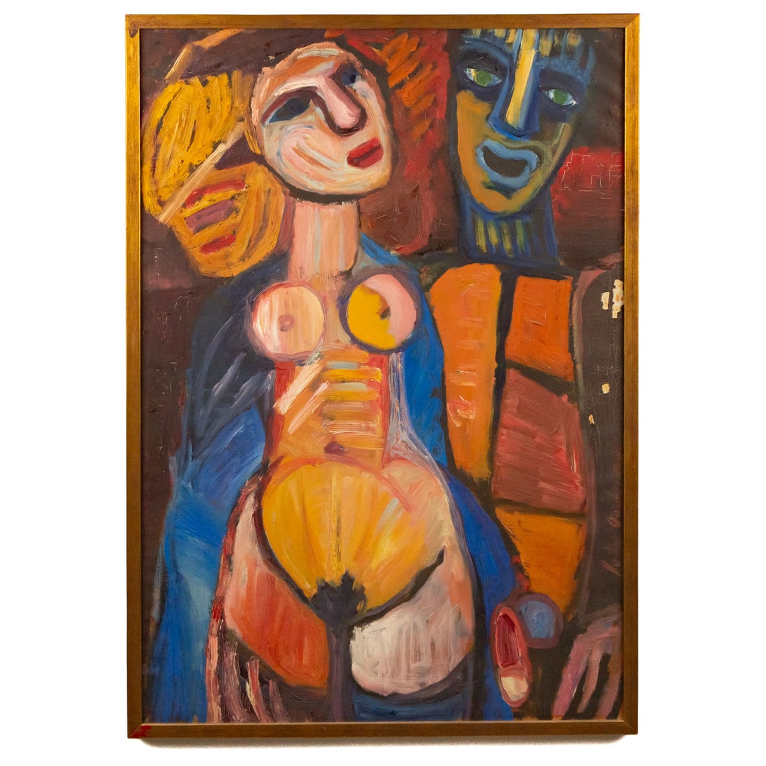John Godenne. Abstract Couple, oil (1 of 5)
