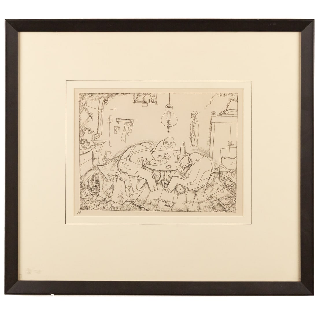 George Grosz. "Apachen," offset lithograph (1 of 4)