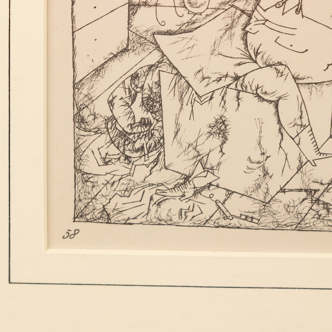 George Grosz. "Apachen," offset lithograph - 2