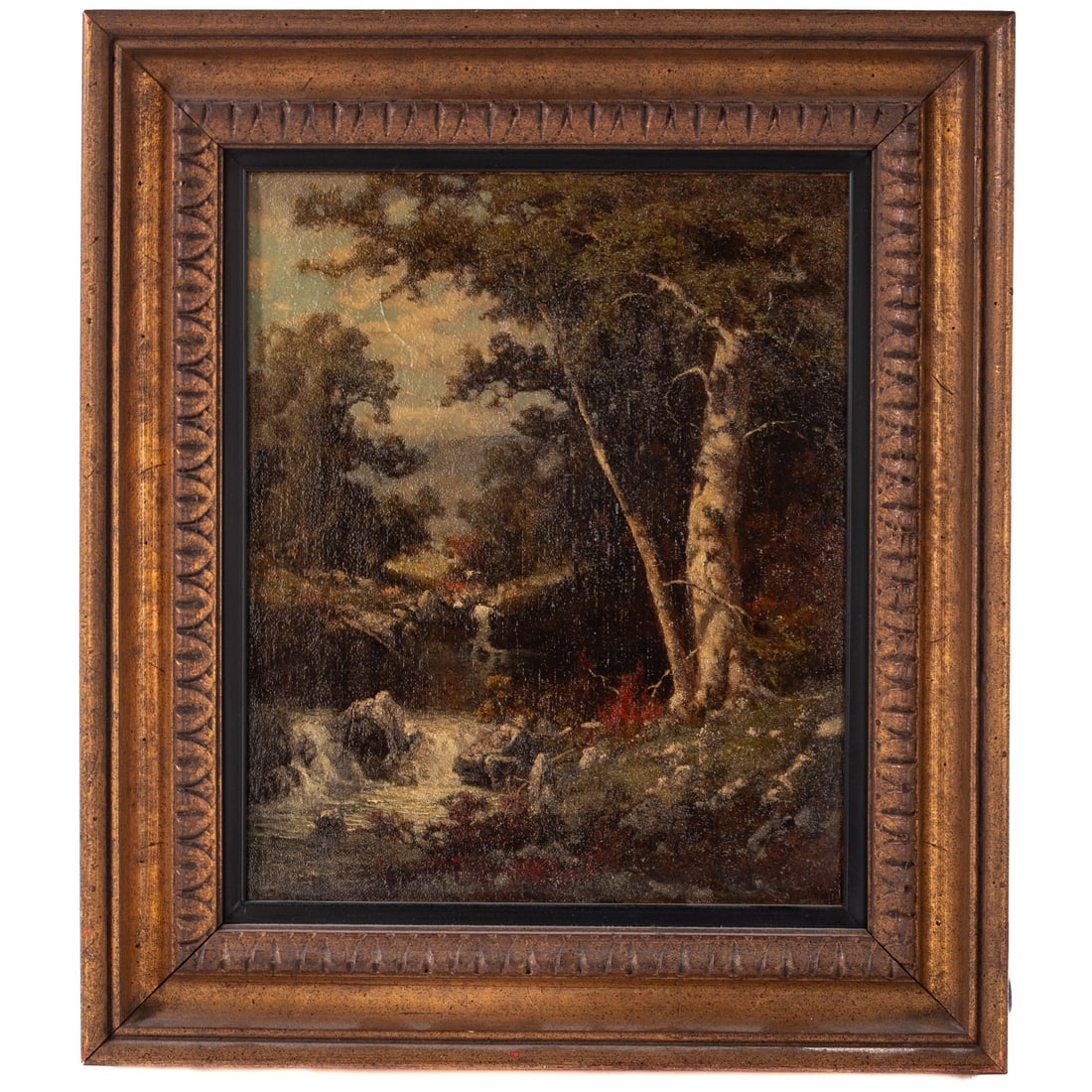 Attributed to Henry Ward Ranger. Landscape, oil (1 of 3)