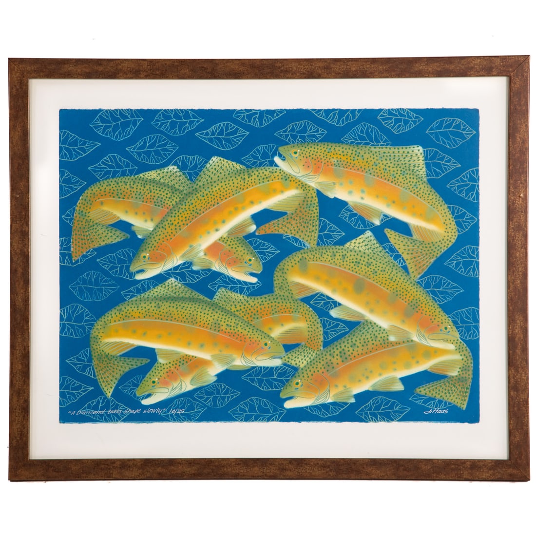 Judy Haas. "A Diamond Takes Shape Slowly," lithograph (1 of 5)