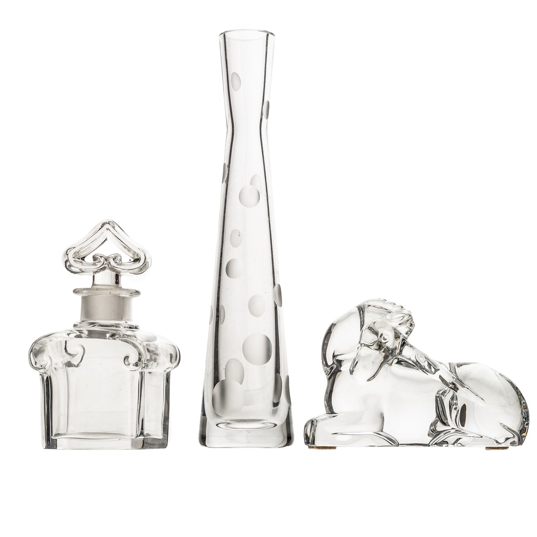 Three Pieces of Baccarat Crystal Table Items (1 of 7)