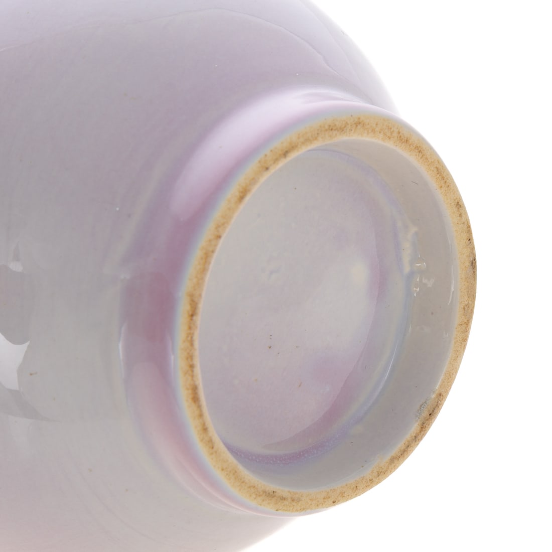 A Blush Porcelain Bottle Vase - 3