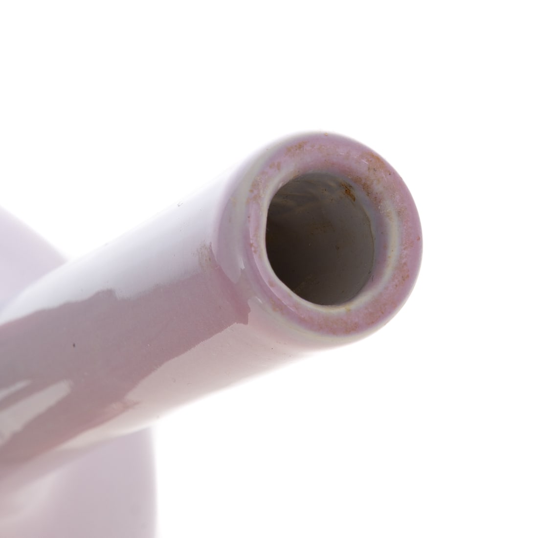 A Blush Porcelain Bottle Vase - 4