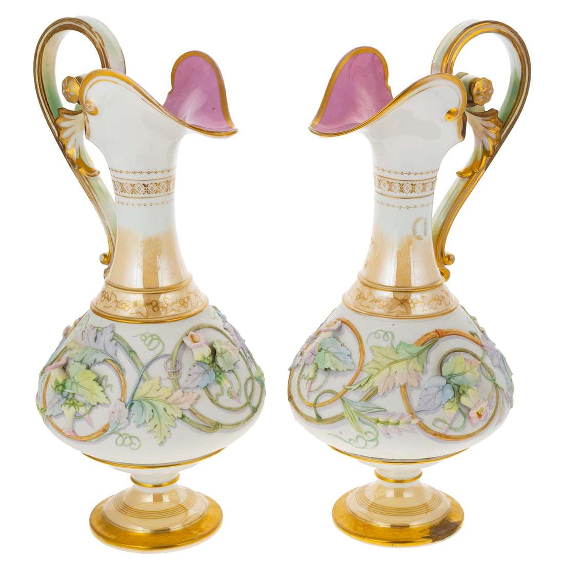 A Pair of Paris Porcelain Ewers (1 of 8)