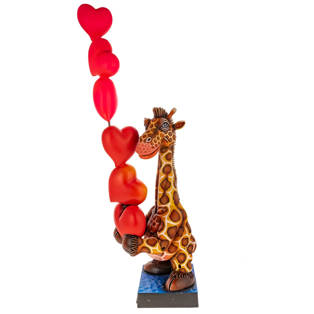 Carlos & Albert. "Giraffe Hearts Balancing Act," mixed media (1 of 4)