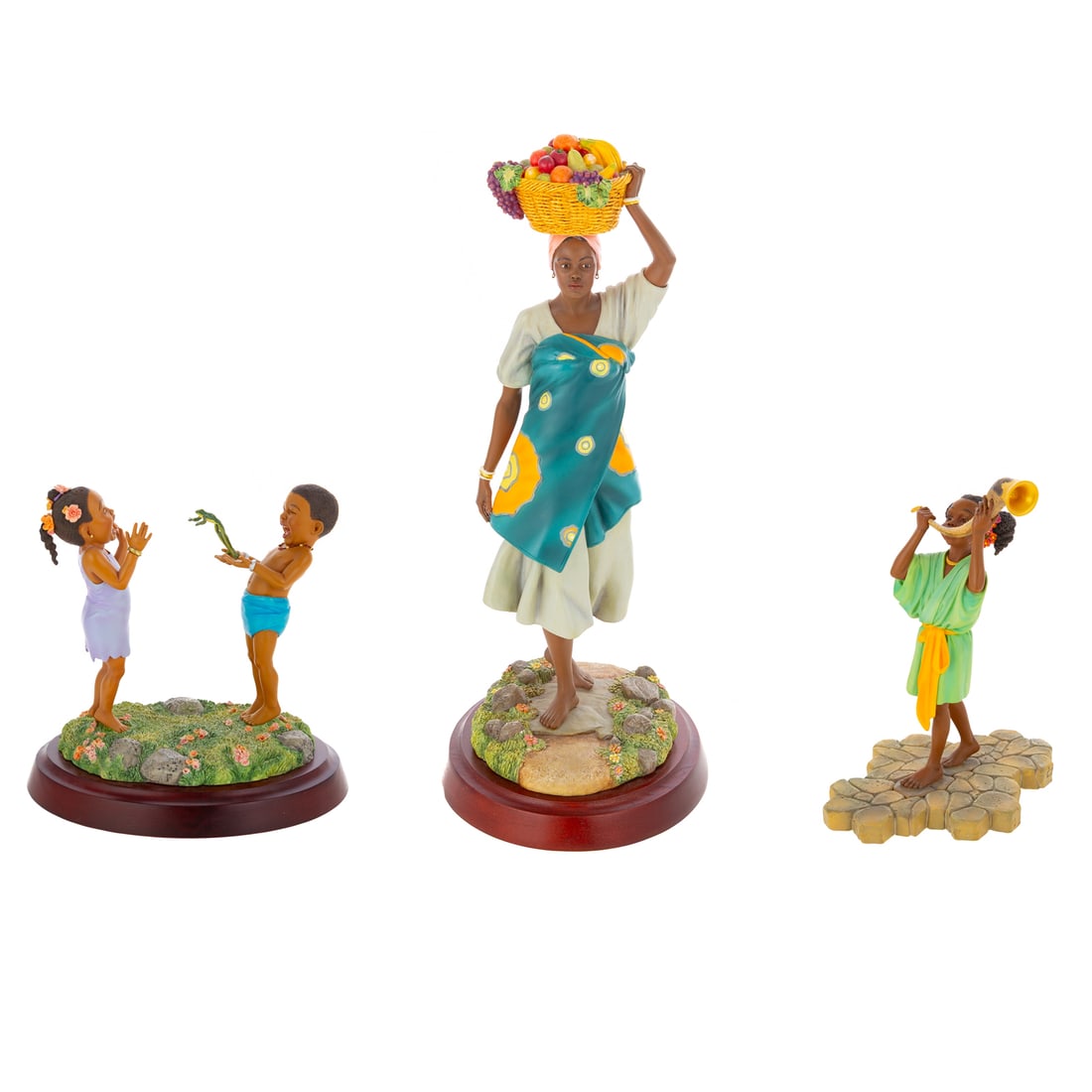 Three Thomas Blackshear's Ebony Visions Figures (1 of 14)