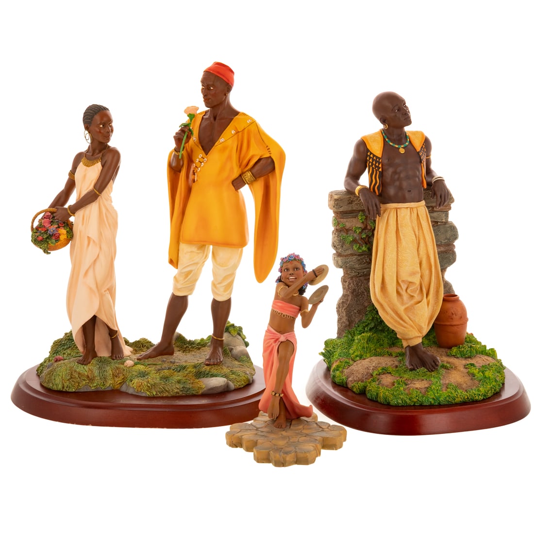 Three Thomas Blackshear's Ebony Visions Figures (1 of 7)