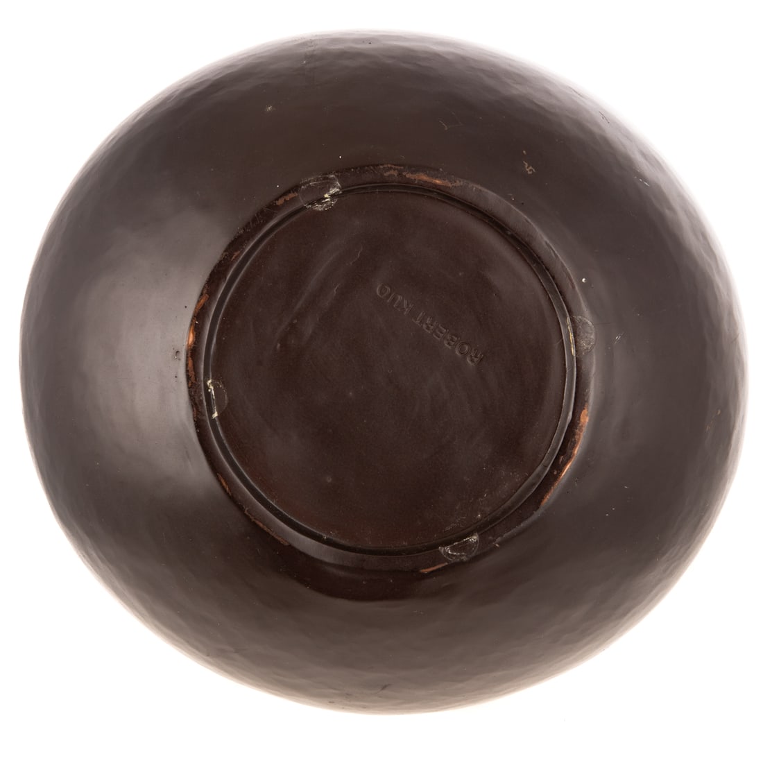 A Robert Kuo Hammered Copper Vase - 3