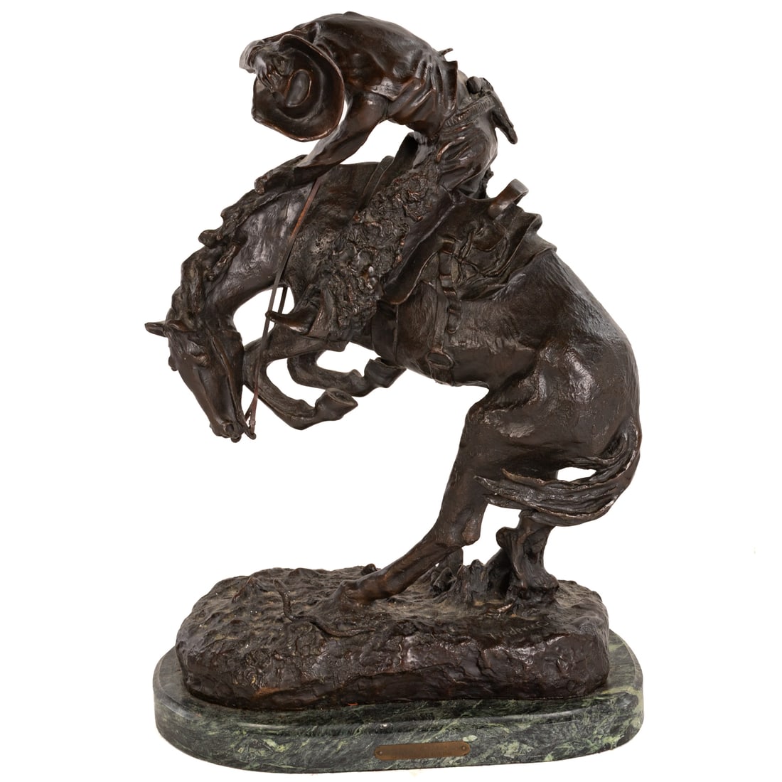 After Frederick Remington "Rattlesnake," bronze (1 of 4)