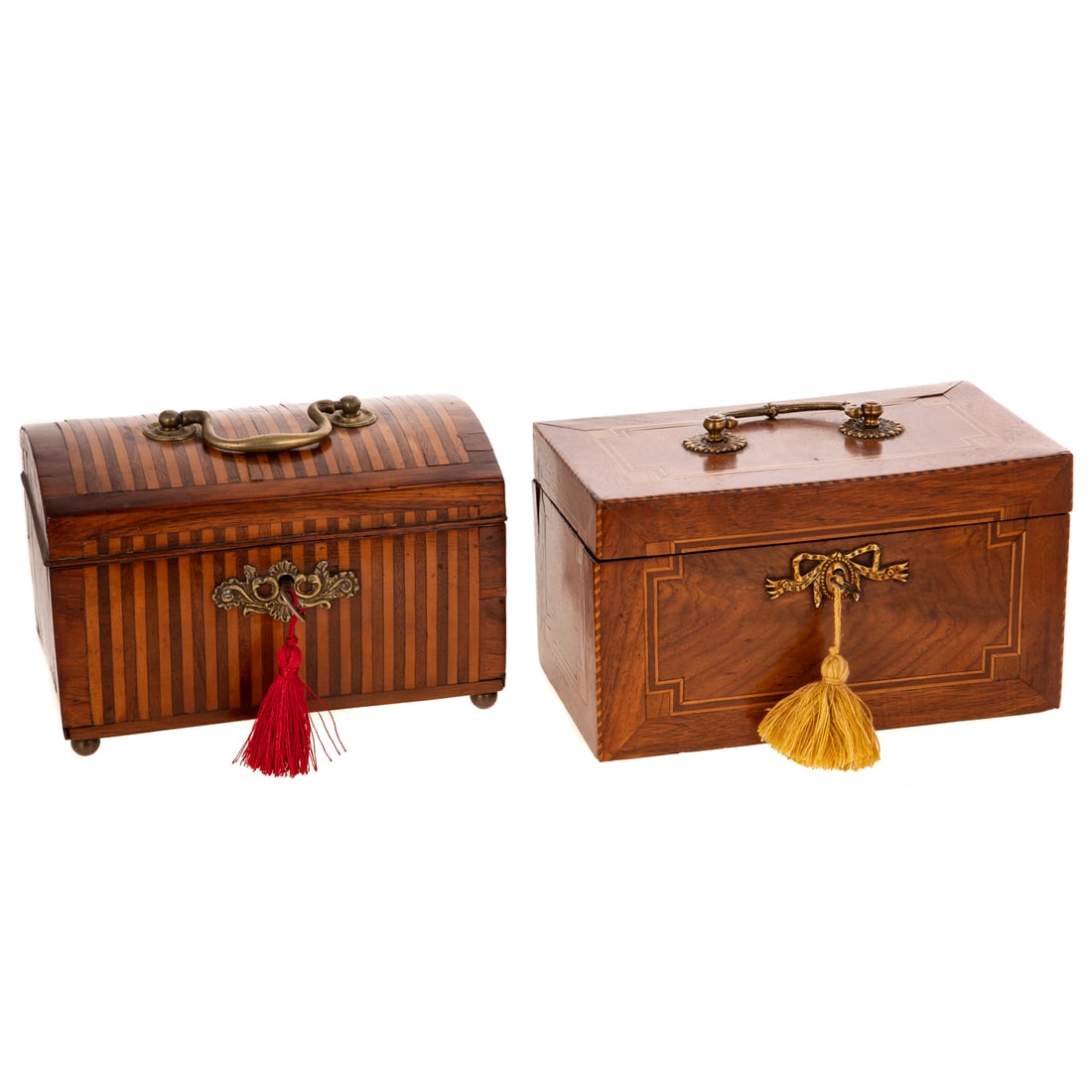 Two English Inlaid Tea Caddies (1 of 3)