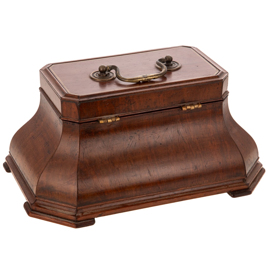 A Hungarian Walnut Tea Caddy - 2