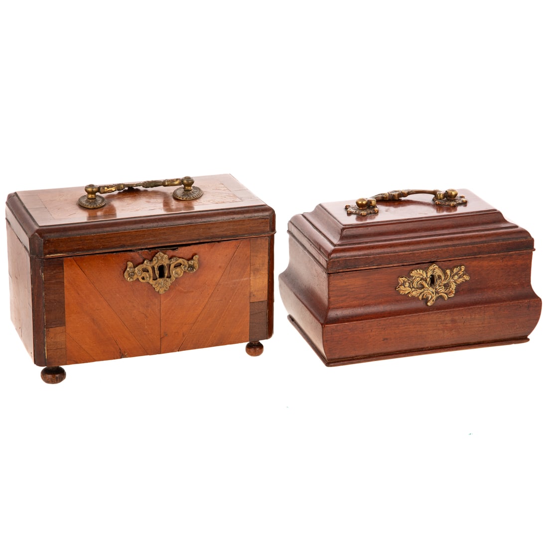 Two Mahogany Tea Caddies (1 of 3)