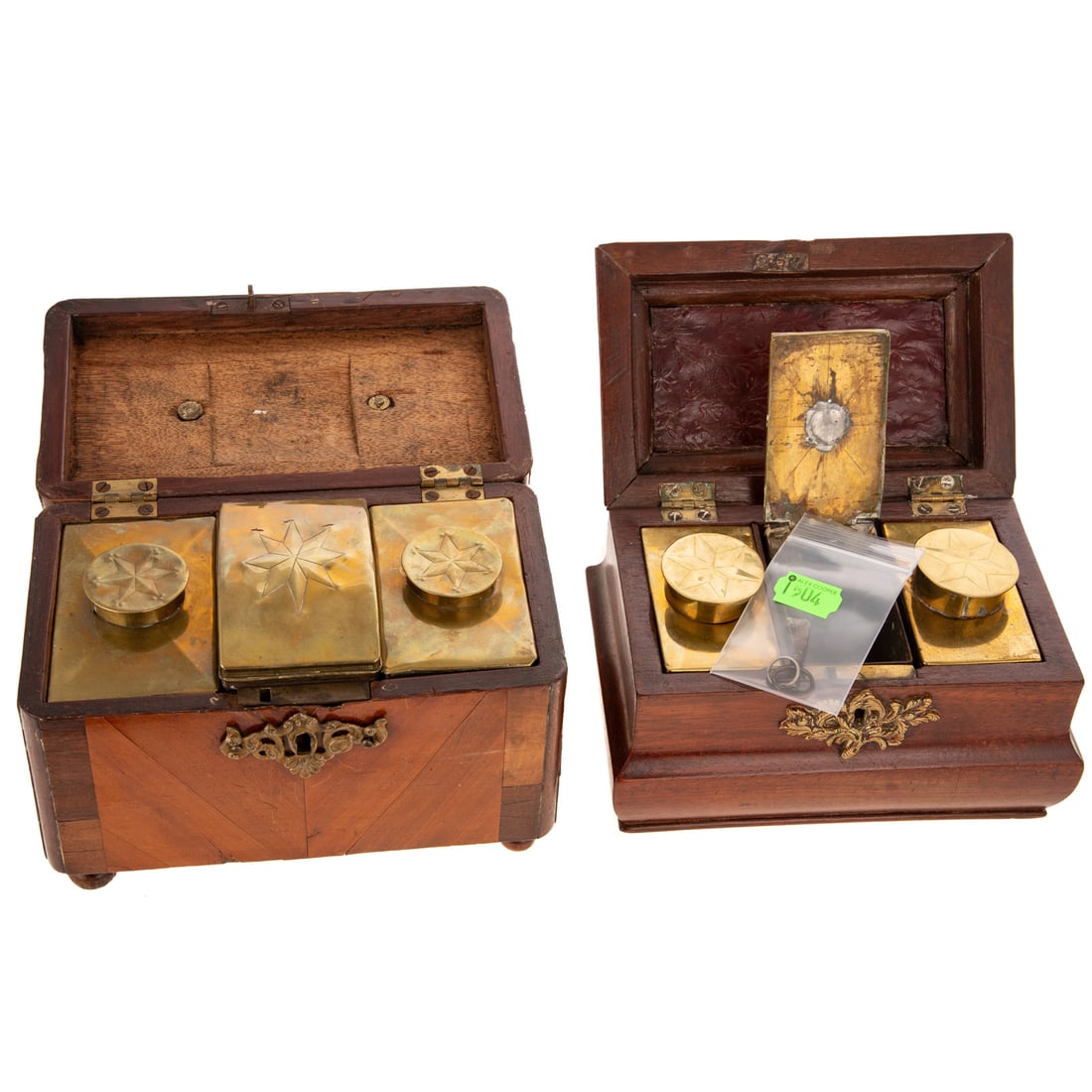 Two Mahogany Tea Caddies - 3
