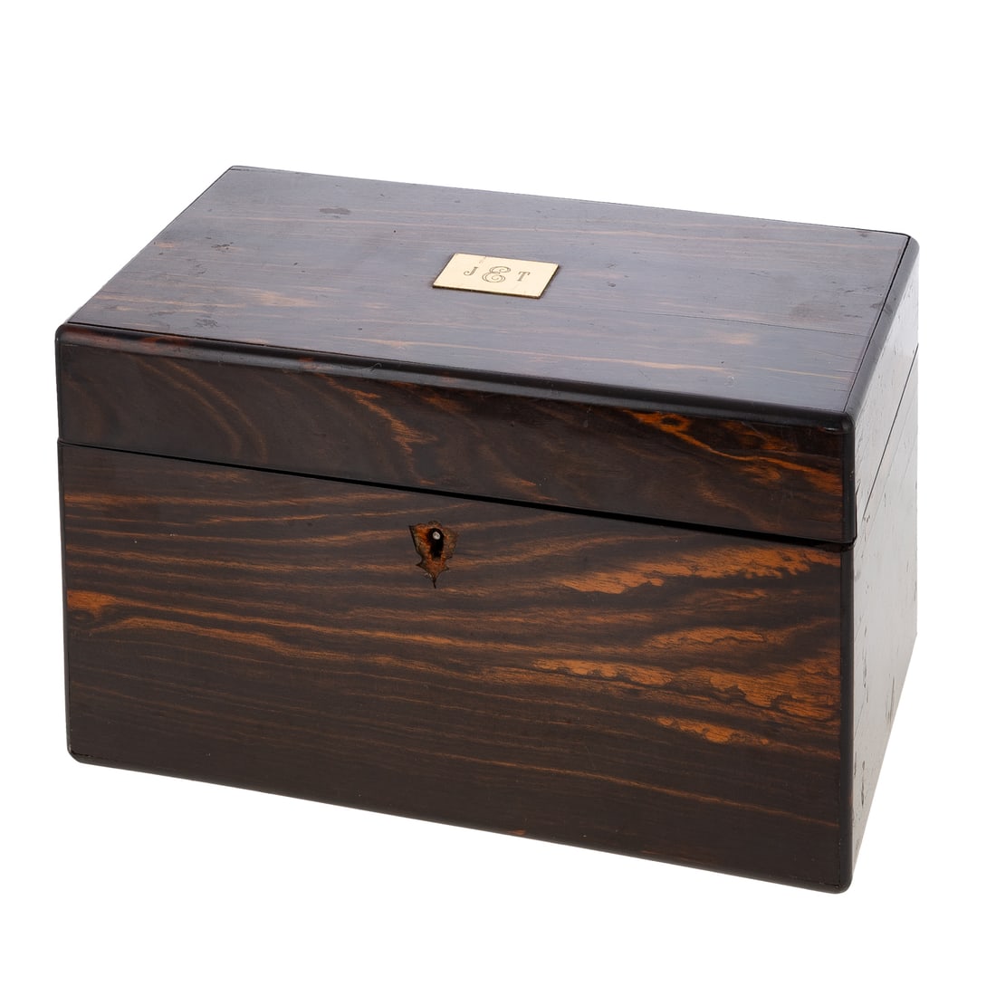 A British Regency Style Coromandel Tea Caddy (1 of 5)